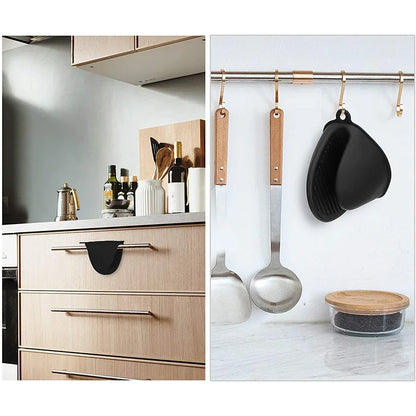 SilicoGrip Ovenhandschoenen - Hittebestendig, Antislip - Set van 2 Stuks