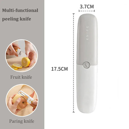 DuoPeel Pro- Twee-in-een Mes Dunschiller voor onderweg