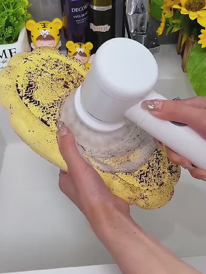 Reinigingsheld-Elektrische schoonmaak borstel